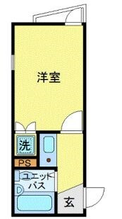 ゼネラルハイツ北千住の物件間取画像