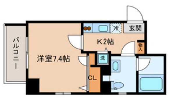 PARK STAGE･Kの物件間取画像