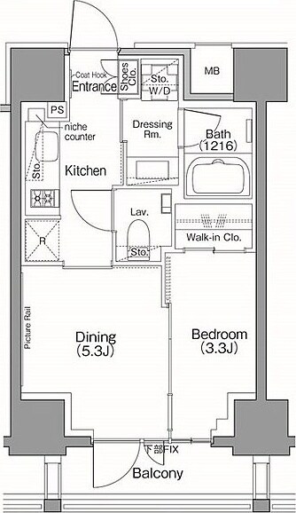 表参道駅 徒歩10分 4階の物件間取画像