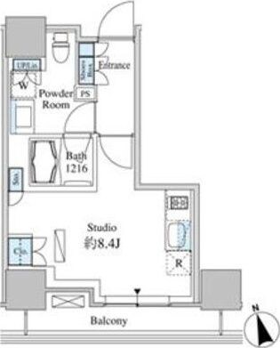 ベルファース芝浦タワーの物件間取画像