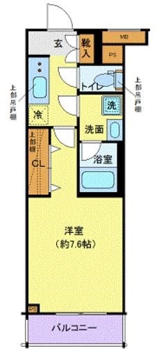 クレヴィスタ三軒茶屋の物件間取画像