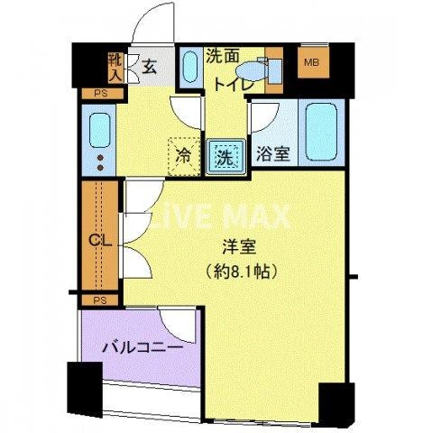 ディアレイシャス東京ベイ潮見の物件間取画像