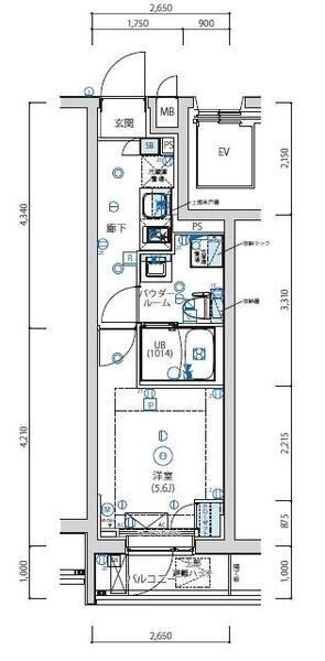 アルテシモアクレの物件間取画像