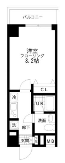 レジディア桜上水の物件間取画像