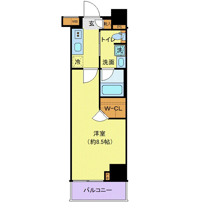 ベルシード中板橋Ⅱの物件間取画像