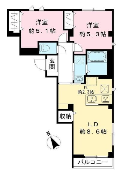 RAMO等々力の物件間取画像
