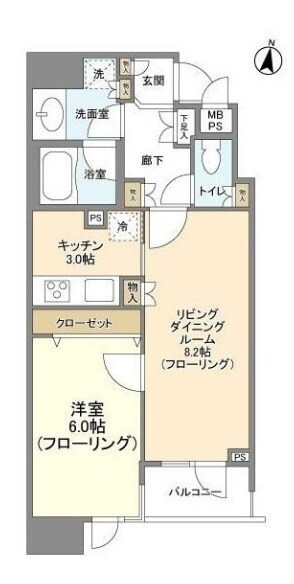 HF白金高輪レジデンスの物件間取画像