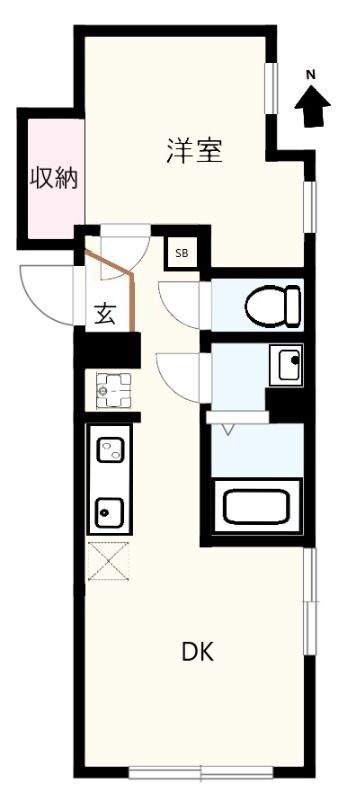 ロータス平和島Ｅａｓｔの物件間取画像