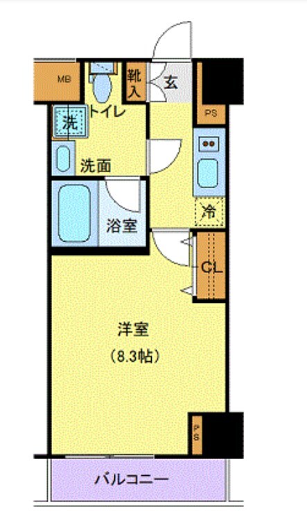 ジェノヴィア新宿中落合スカイガーデンの物件間取画像