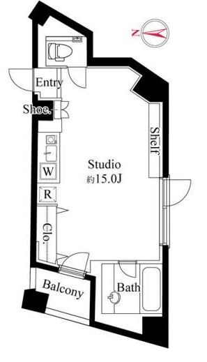 トゥールブランシュ麻布の物件間取画像