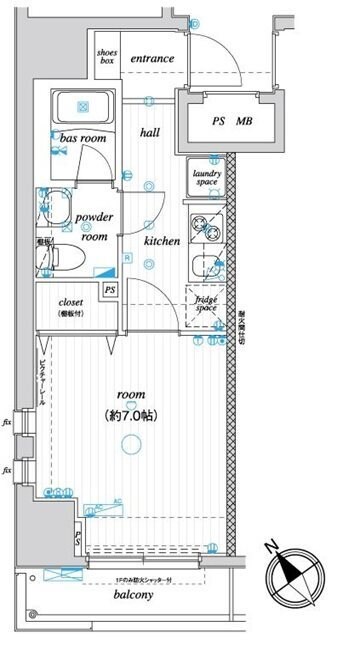 AXAS高田馬場の物件間取画像