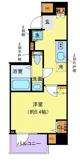 クレヴィスタ戸越公園の物件間取画像