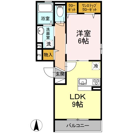 梅屋敷駅 徒歩4分 1階の物件間取画像