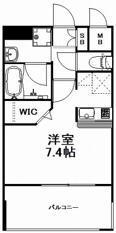 エンクレスト天神MARKの物件間取画像