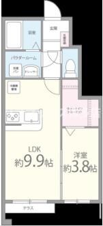 ヘキラン天神の物件間取画像