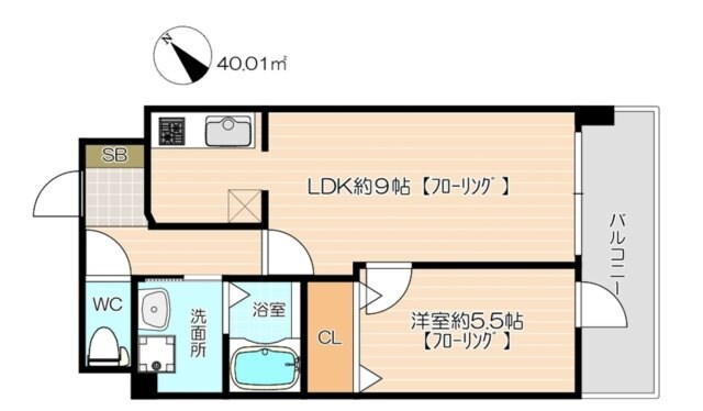 ブランドール山王の物件間取画像