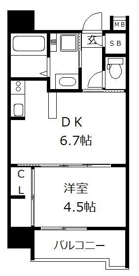 ウィステリア桜坂ヒルズの物件間取画像