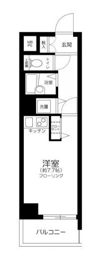 水天宮前駅 徒歩4分 14階の物件間取画像