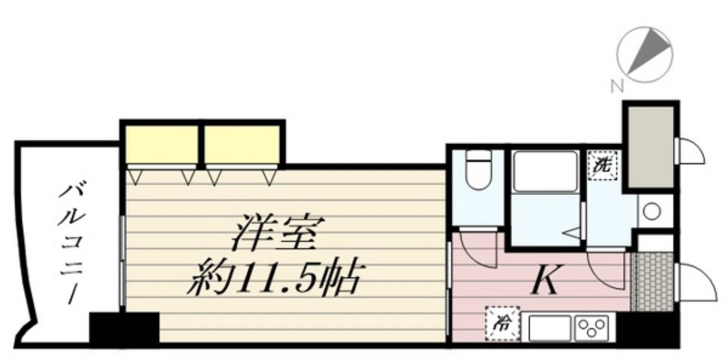 ロイヤル博多駅前の物件間取画像