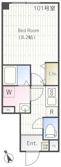 コーラルテラス南砂の物件間取画像