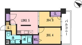 コンダクト福岡東の物件間取画像