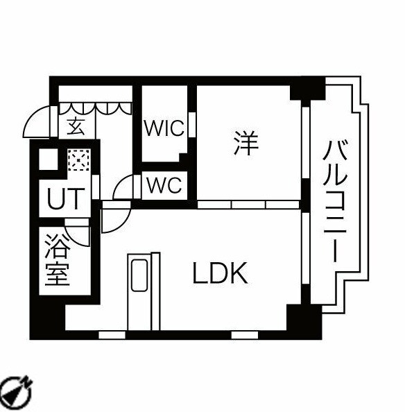 La ciudad博多駅南の物件間取画像
