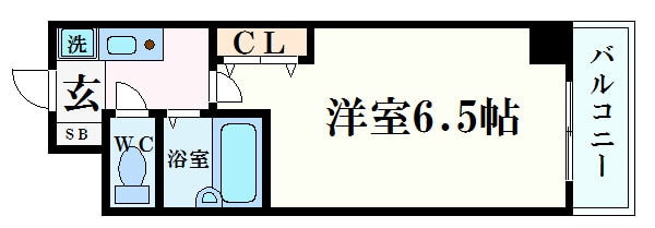 プレサンス京都烏丸御池の物件間取画像