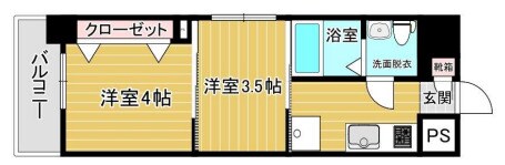 リファレンス博多駅前の物件間取画像
