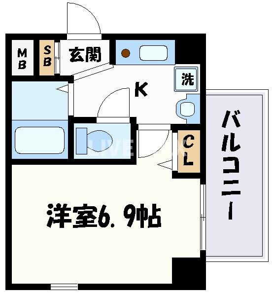 京都市役所前駅 徒歩5分 4階の物件間取画像