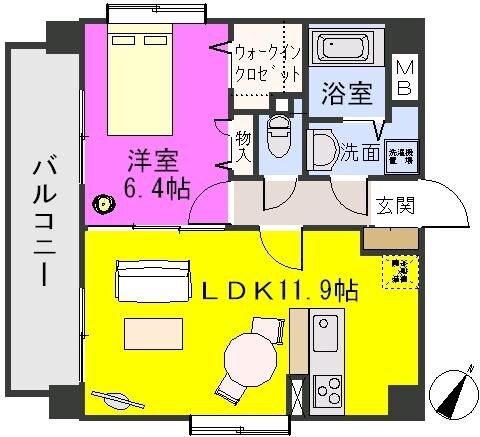 グランドゥール２７の物件間取画像