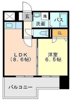 クラシカル大手門の物件間取画像