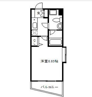 エーデル天神の物件間取画像