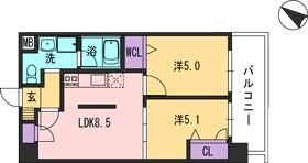 コンダクト福岡東の物件間取画像