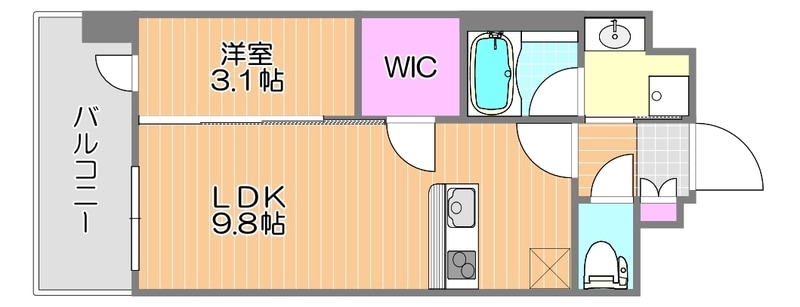 KABAYA Garden HAKATAの物件間取画像