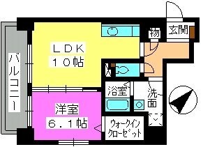 コンフォール博多駅南の物件間取画像