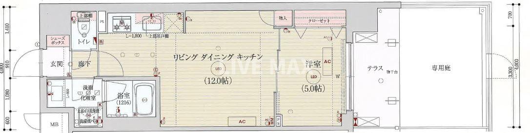 ベラジオ雅び京都三条通の物件間取画像