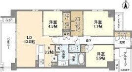 メイツ京都西大路の物件間取画像