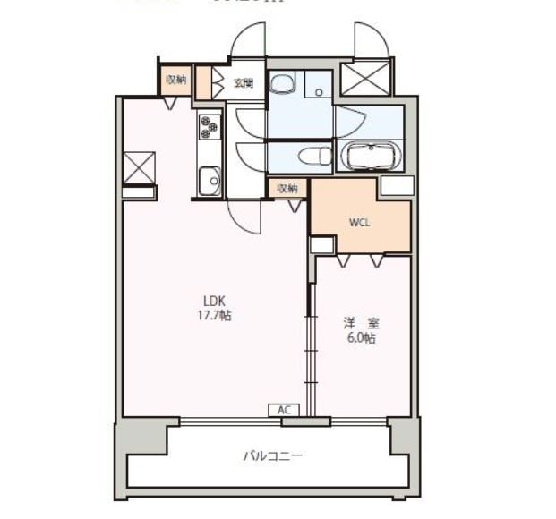 ラフレシーサ博多駅南Ⅳの物件間取画像