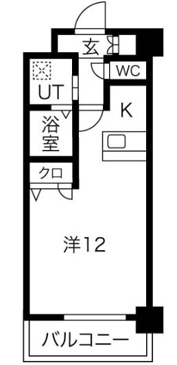 エスリード西小路御池の物件間取画像