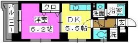 フローレス東比恵の物件間取画像