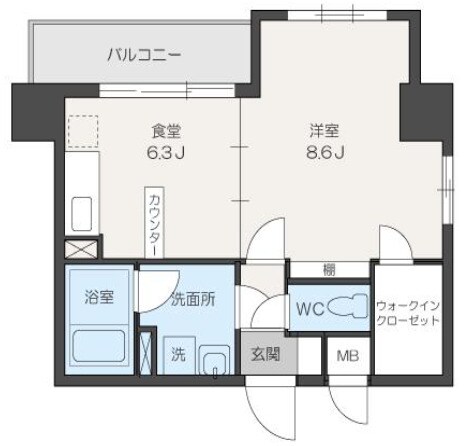 メルクリオけやき通りの物件間取画像