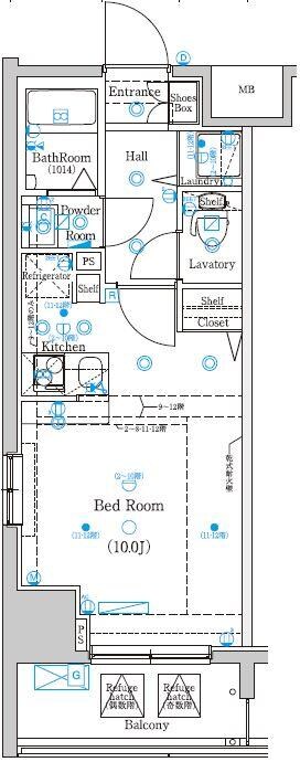 グランシアタワー亀戸の物件間取画像
