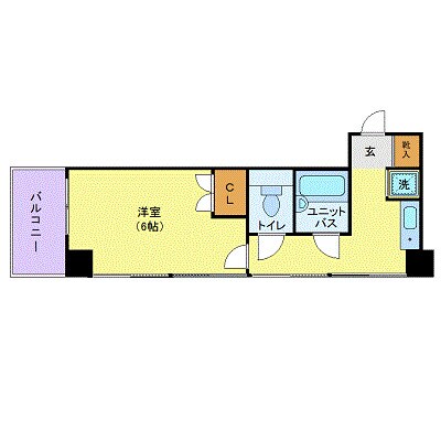 ラングタワー京橋の物件間取画像
