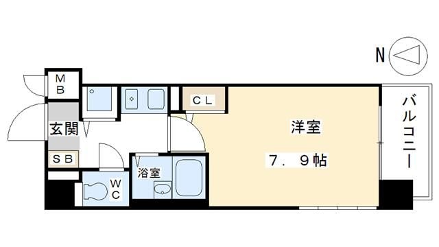 サムティ京都祇園の物件間取画像