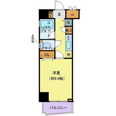 メインステージ東日本橋Ⅱの物件間取画像
