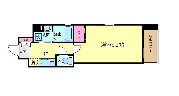 ベラジオ祇園鴨川の物件間取画像