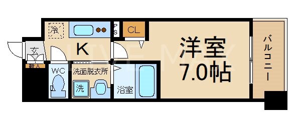 太秦天神川駅 徒歩8分 6階の物件間取画像