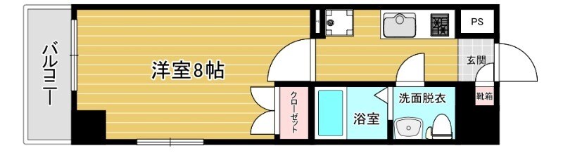 リファレンス博多の物件間取画像