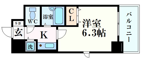 プレサンス京都烏丸御池Ⅱの物件間取画像