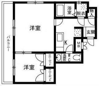 グランディ薬院Ⅰの物件間取画像